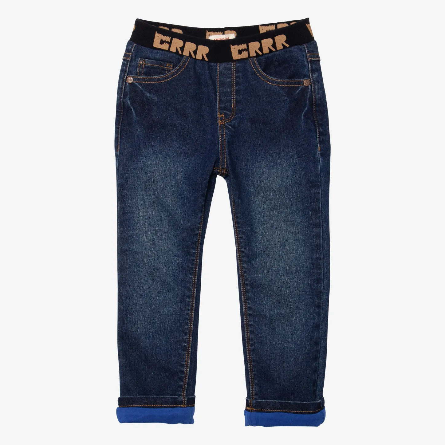 Clearance Baby Boy Blue Denim Pull-On Jogger Pants Child Pants, Shorts & Overalls