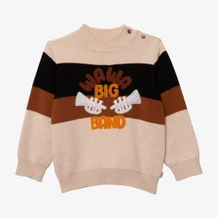 Discount Baby Boy Cream Knit Sweater Child Cardigans & Sweaters