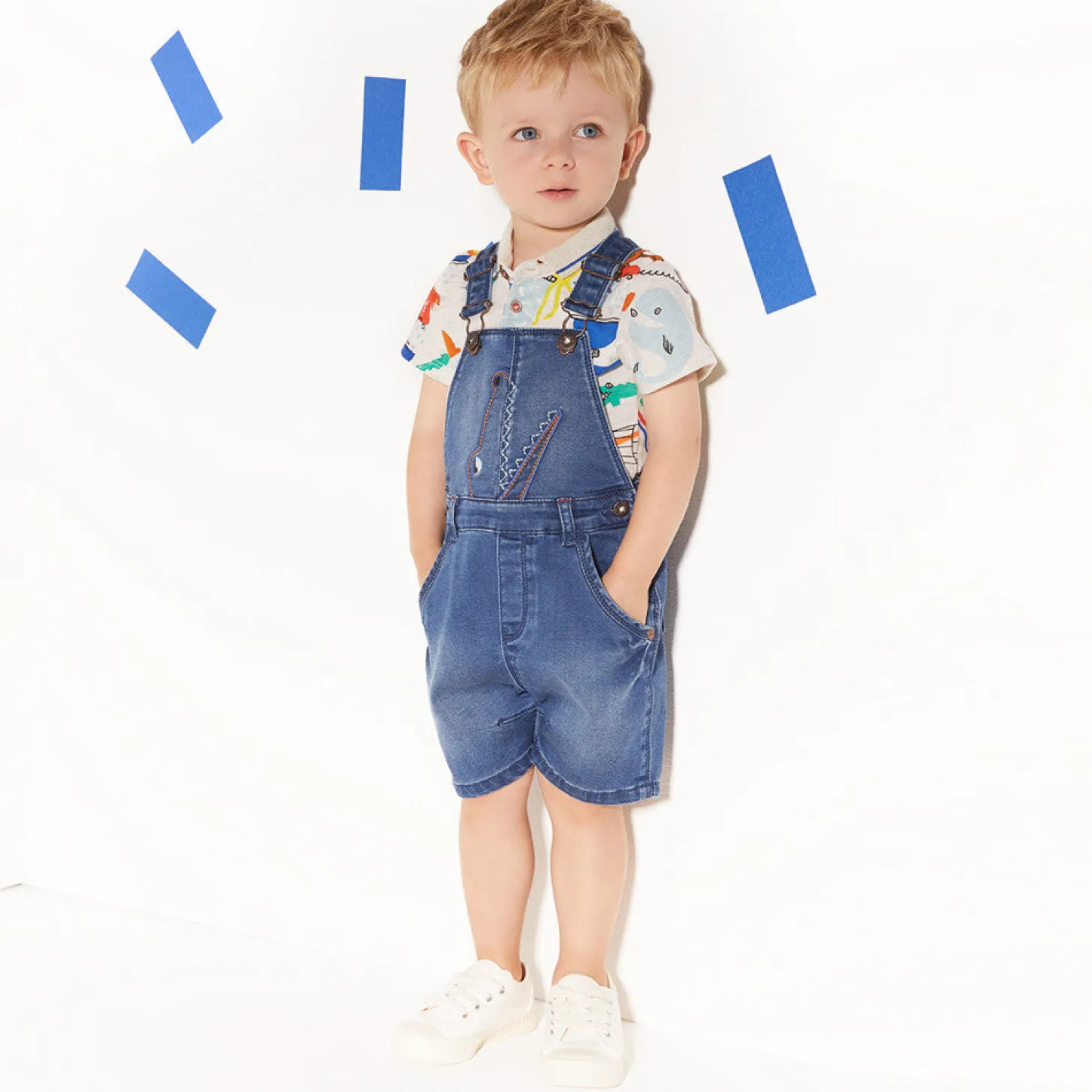 Hot Baby Boy Denim Short Overalls Child Pants, Shorts & Overalls