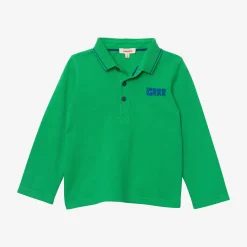 Hot Baby Boy Green Long Sleeve Polo Shirt Child T-Shirts, Polos & Shirts