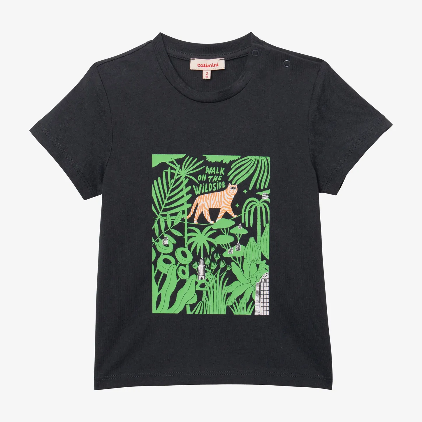 Fashion Baby Boy Grey Jungle T-Shirt Child T-Shirts, Polos & Shirts