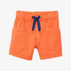 Fashion Baby Boy Orange Pull-On Bermuda Shorts Child Pants, Shorts & Overalls