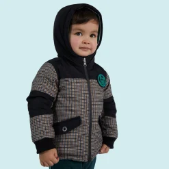 Clearance Baby Boy Reversible Moss Green Parka Child Outerwear