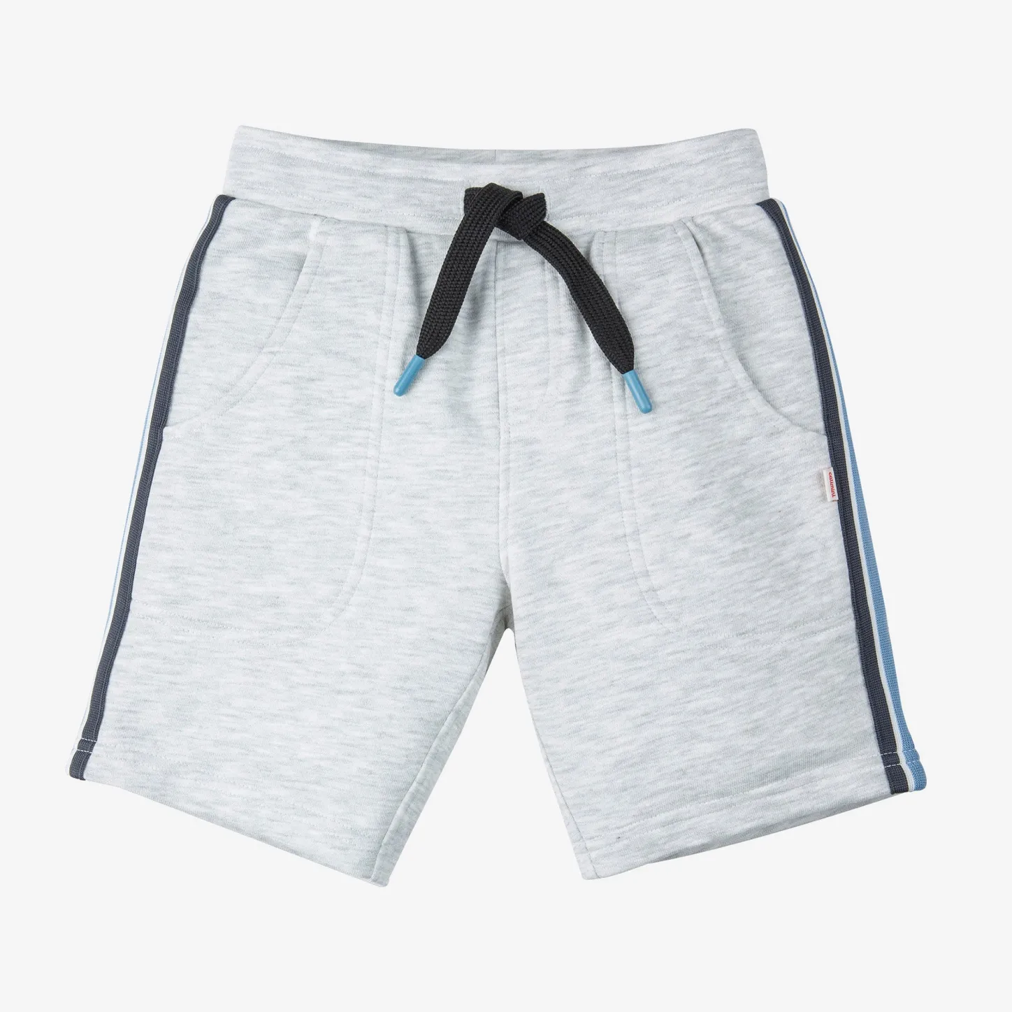Sale Baby Boy Side Stripe Grey Molleton Shorts Child Pants, Shorts & Overalls