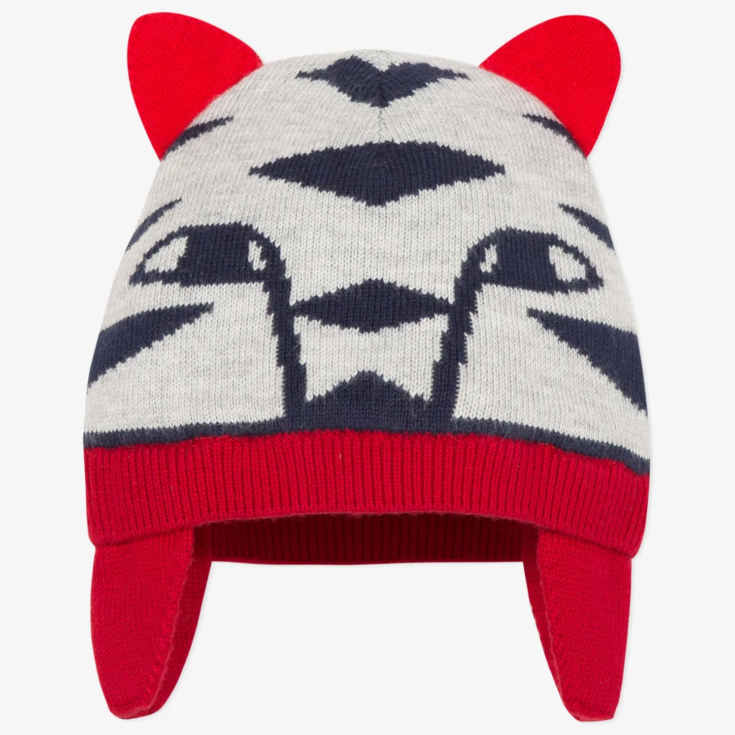 Fashion Baby Boy Tiger Knit Beanie Child Accessories
