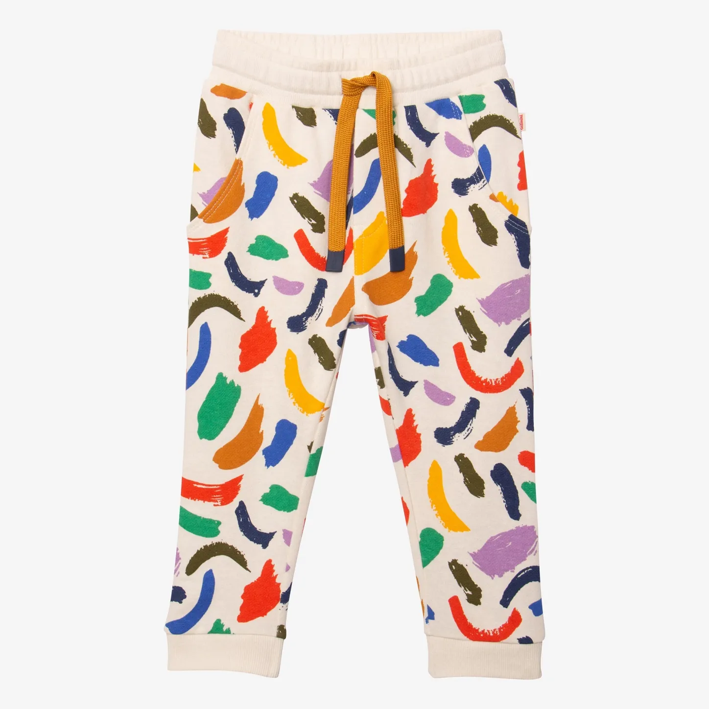 New Baby Boys' Beige Sweat Pants Child Pants, Shorts & Overalls