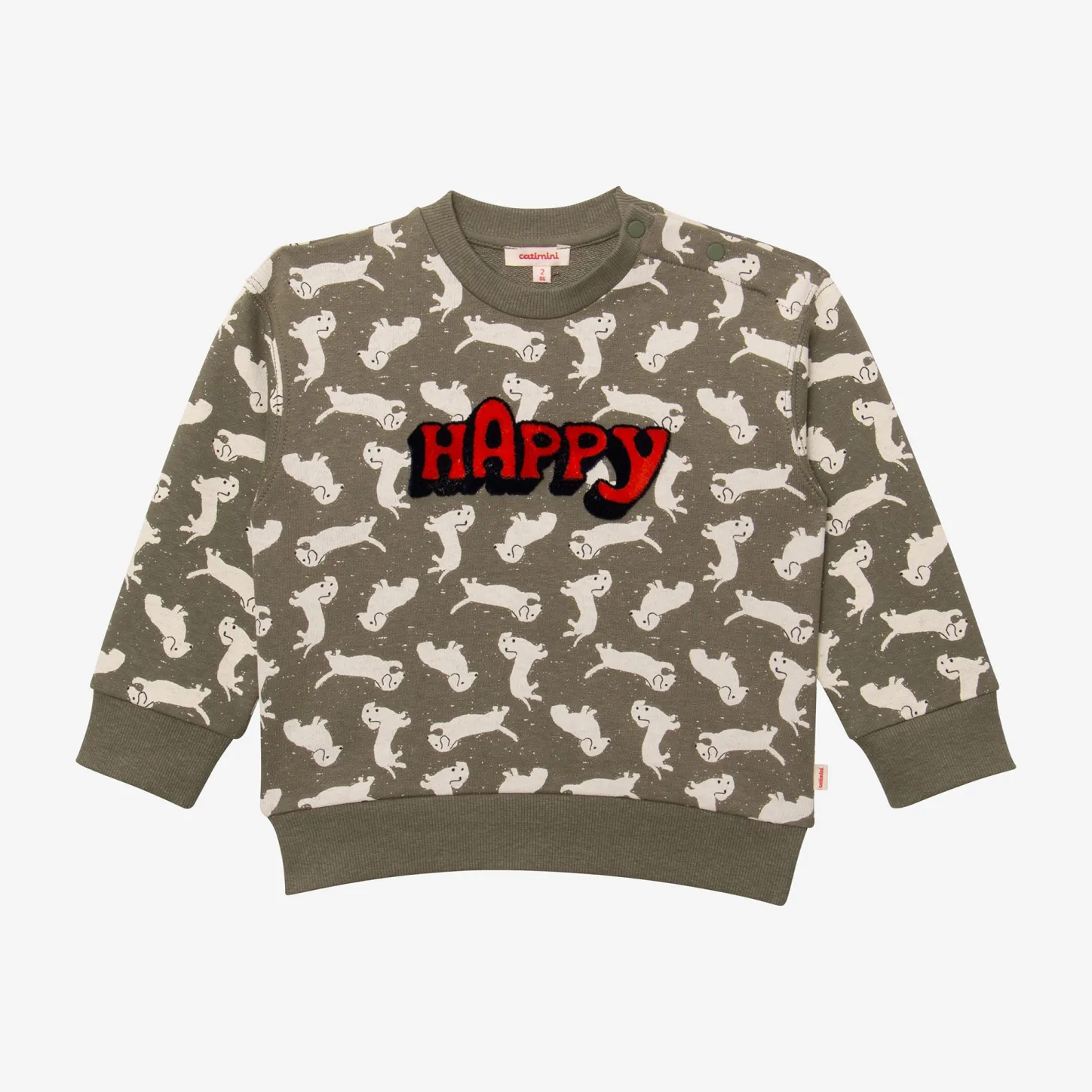 Outlet Baby Boys' Dog Green Sweatshirt Child Cardigans & Sweaters