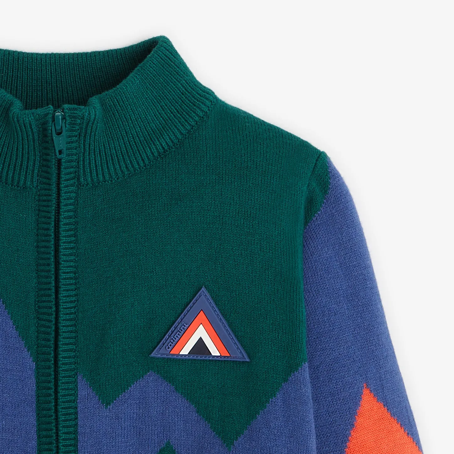 Clearance Baby Boys' Green Zip Cardigan Child Cardigans & Sweaters