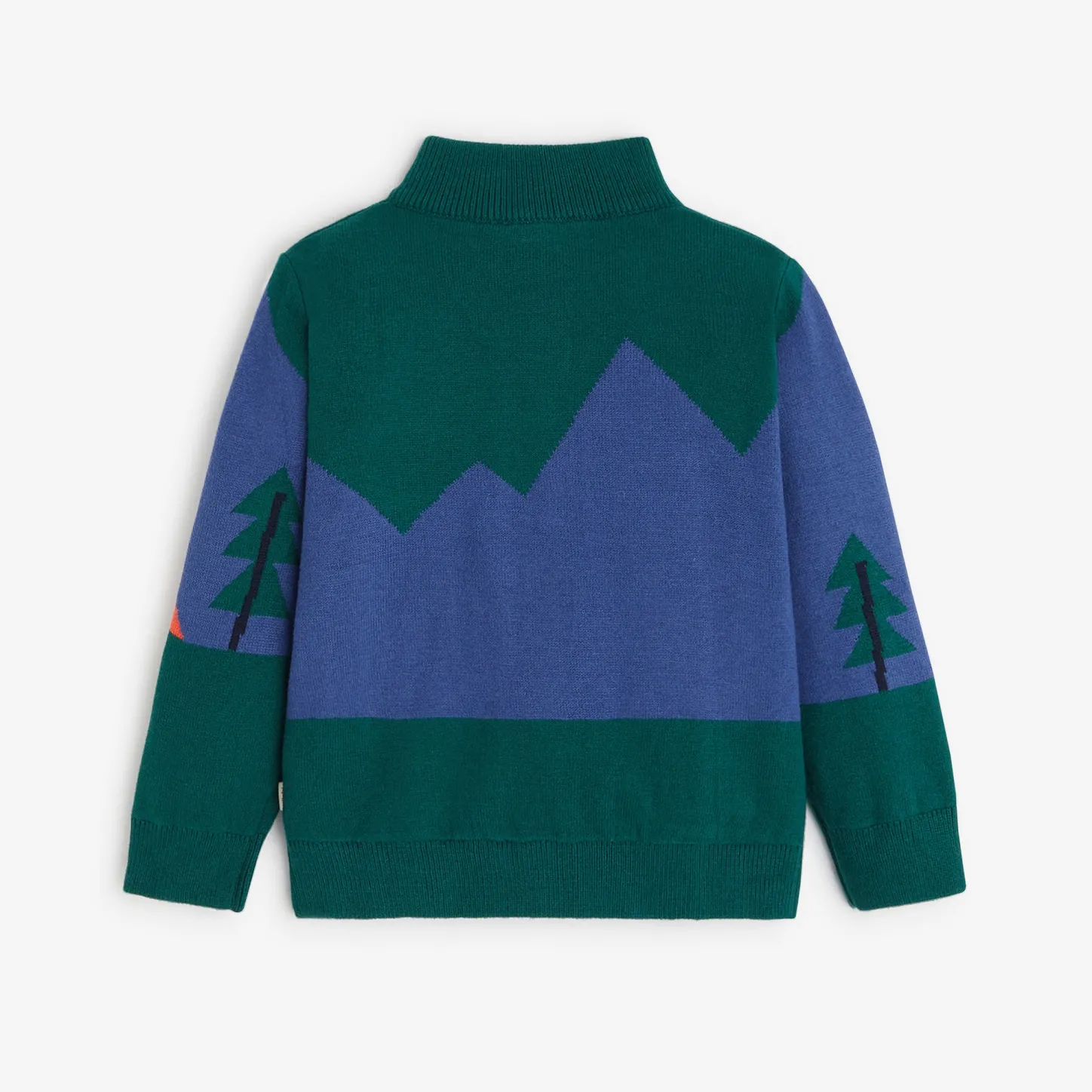 Clearance Baby Boys' Green Zip Cardigan Child Cardigans & Sweaters