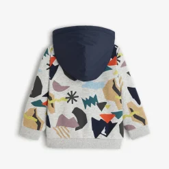 New Baby Boys' Heather Grey Zip Hoodie Child Cardigans & Sweaters