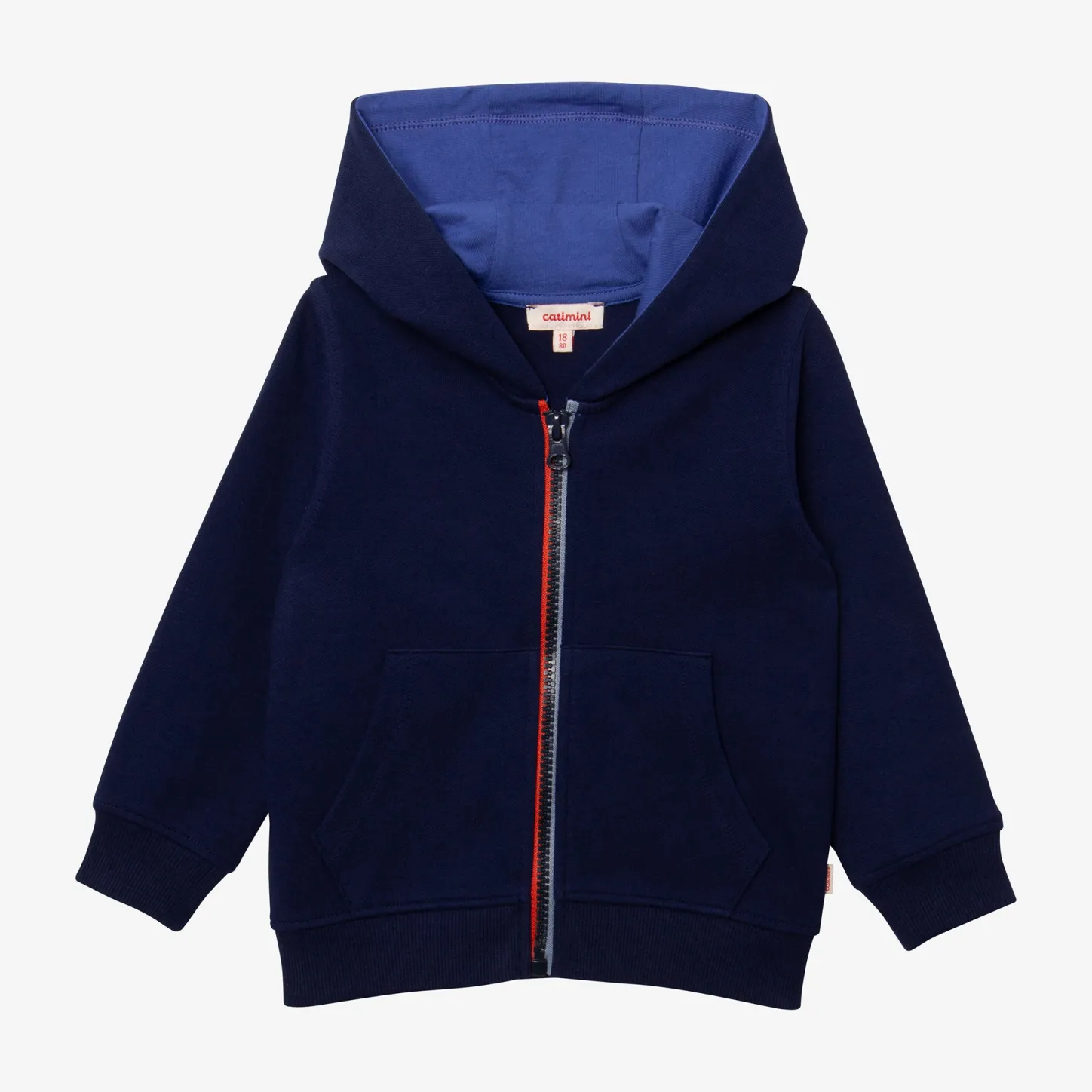 Hot Baby Boys' Indigo Zip Hoodie Child Cardigans & Sweaters
