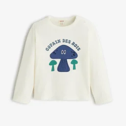 Hot Baby Boys' Off White T-Shirt Child T-Shirts, Polos & Shirts