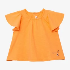 New Baby Girl Apricot Flare Blouse Child T-Shirts & Tops