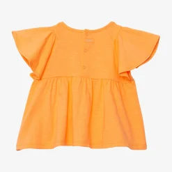 New Baby Girl Apricot Flare Blouse Child T-Shirts & Tops
