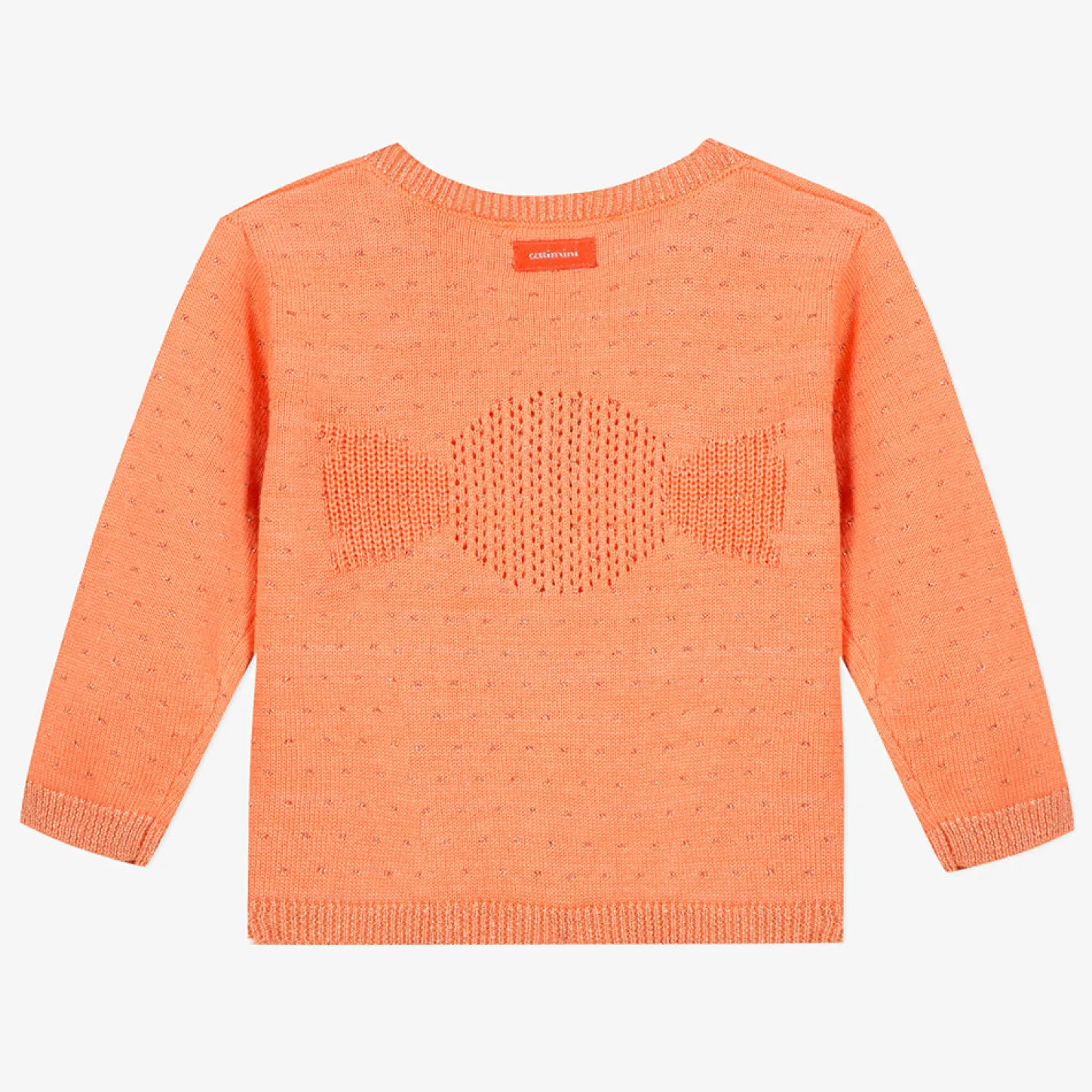 New Baby Girl Apricot Knit Cardigan Child Cardigans & Sweaters