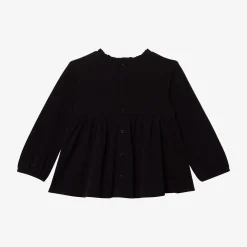Outlet Baby Girl Black Long Sleeve T-Shirt Child T-Shirts & Tops