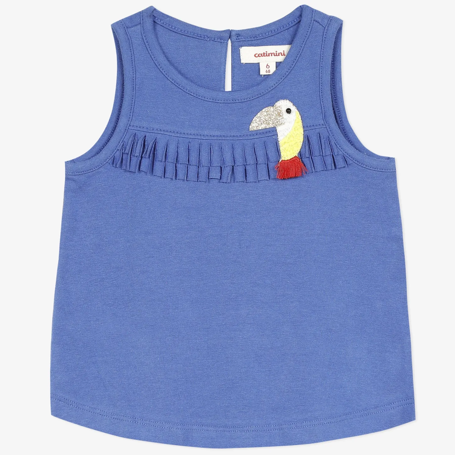 New Baby Girl Blue Fringe T-Shirt Child T-Shirts & Tops