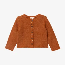 Clearance Baby Girl Caramel Cardigan Child Cardigans & Sweaters