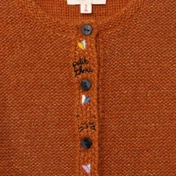Clearance Baby Girl Caramel Cardigan Child Cardigans & Sweaters
