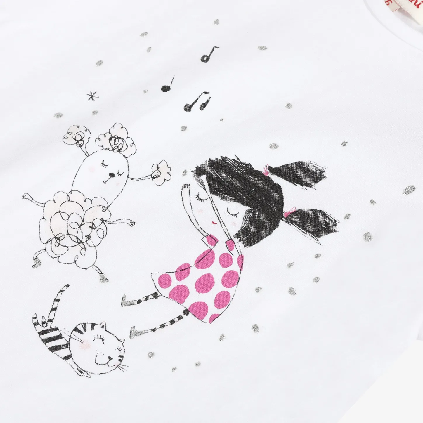 Outlet Baby Girl Dancing Short Sleeve T-Shirt Child T-Shirts & Tops