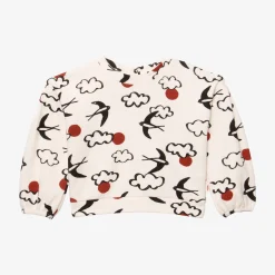 New Baby Girl Ecru Sweatshirt Child Cardigans & Sweaters