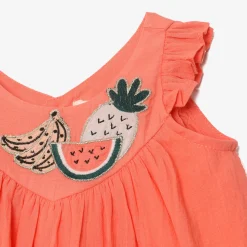 Fashion Baby Girl Embroidered Crepe Top Child T-Shirts & Tops