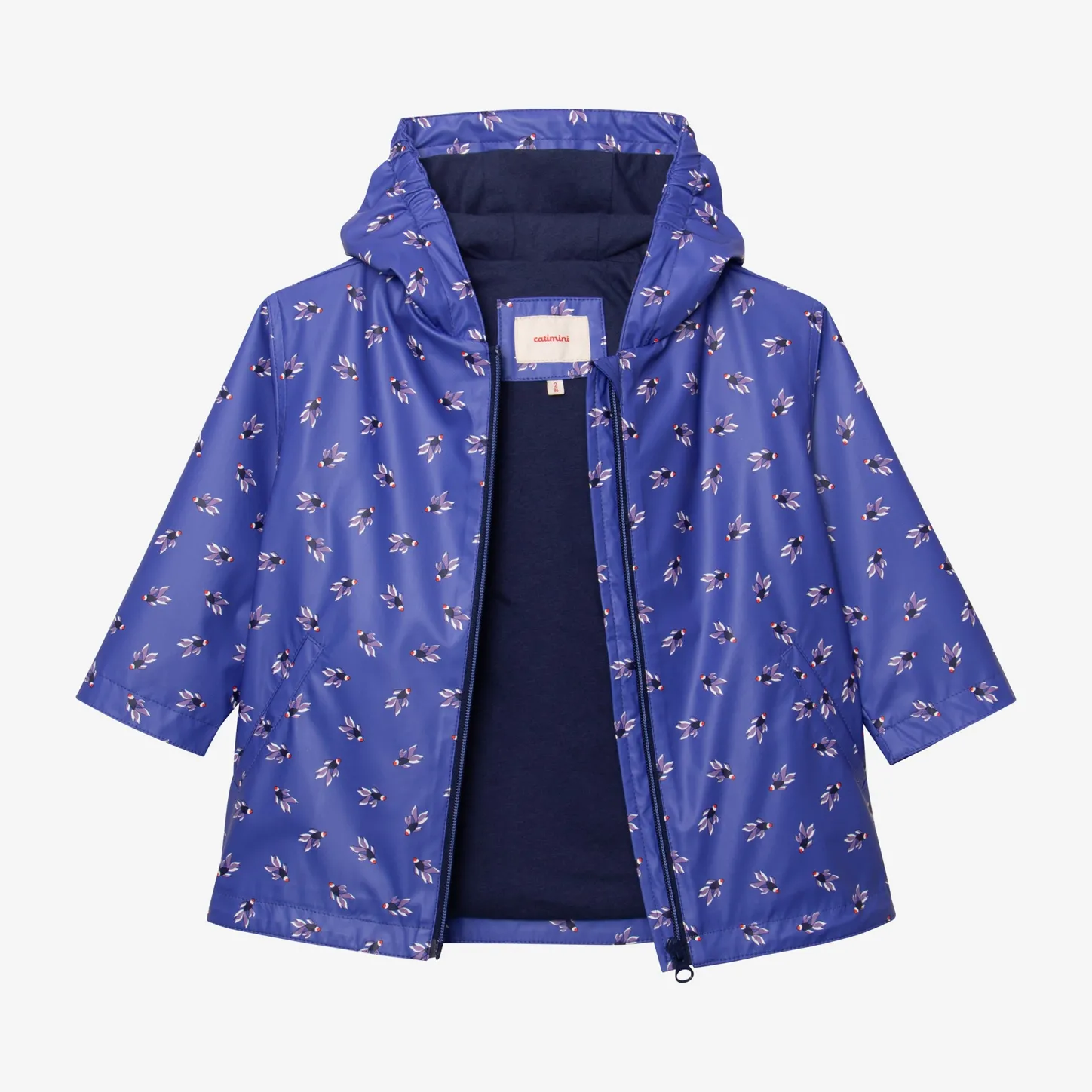 Hot Baby Girl Fishes Parka Child Outerwear