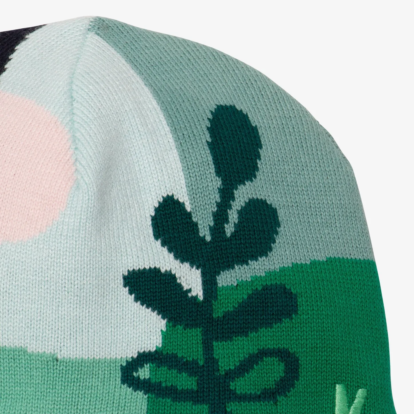 Sale Baby Girl Green Knit Hat Child Accessories