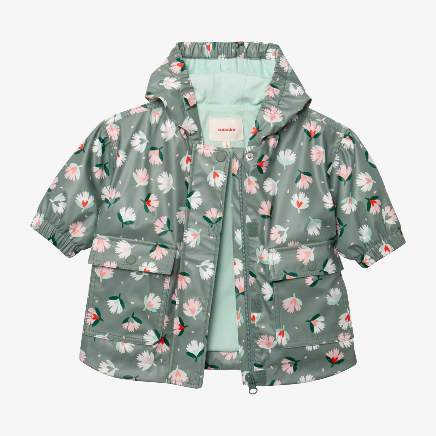 Outlet Baby Girl Herbarium Parka Child Outerwear