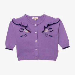 Clearance Baby Girl Knitted Cardigan With Fish Embroidery Child Cardigans & Sweaters