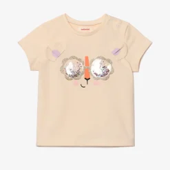 Sale Baby Girl Light Yellow Glasses T-Shirt Child T-Shirts & Tops