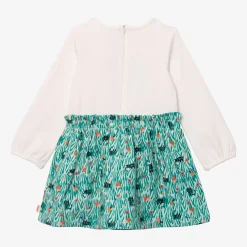 Sale Baby Girl Long Sleeve Green Dress Child Dresses