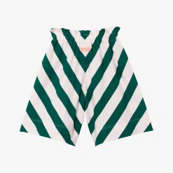 Outlet Baby Girl Maxi Stripe Cropped Trousers Child Pants, Shorts & Leggings