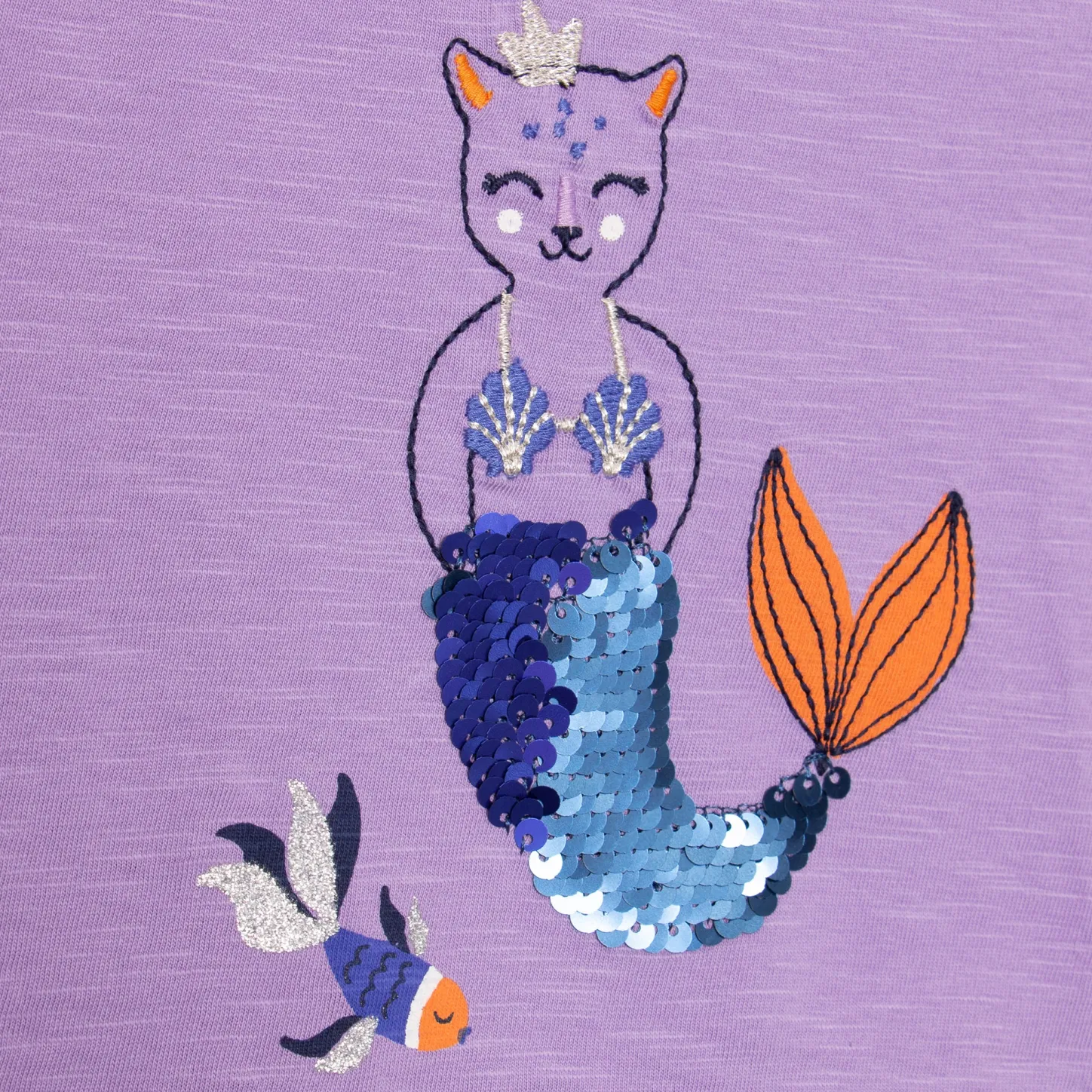 Outlet Baby Girl Mermaid-Cat T-Shirt Child T-Shirts & Tops