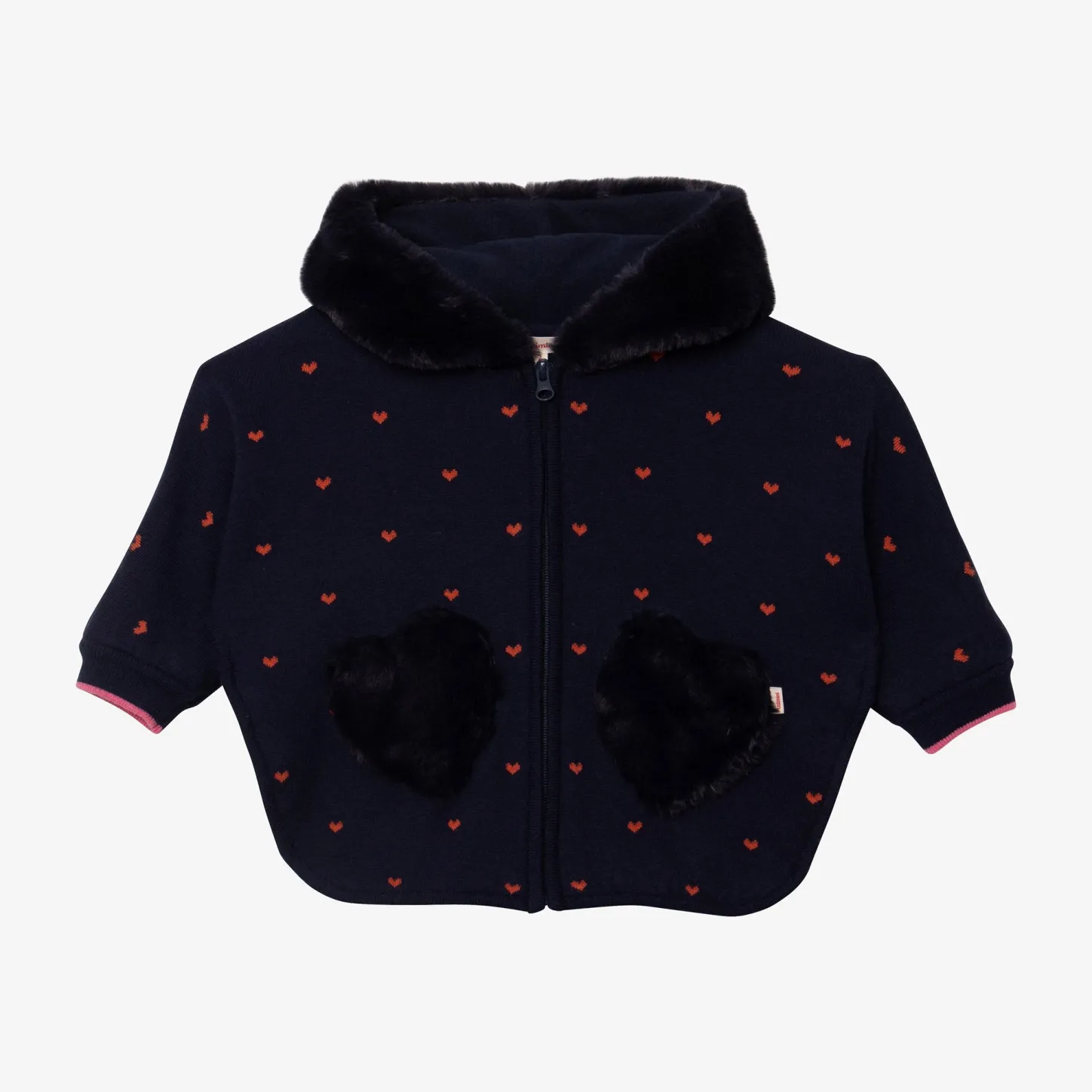 Best Baby Girl Navy Knt Coat Child Outerwear