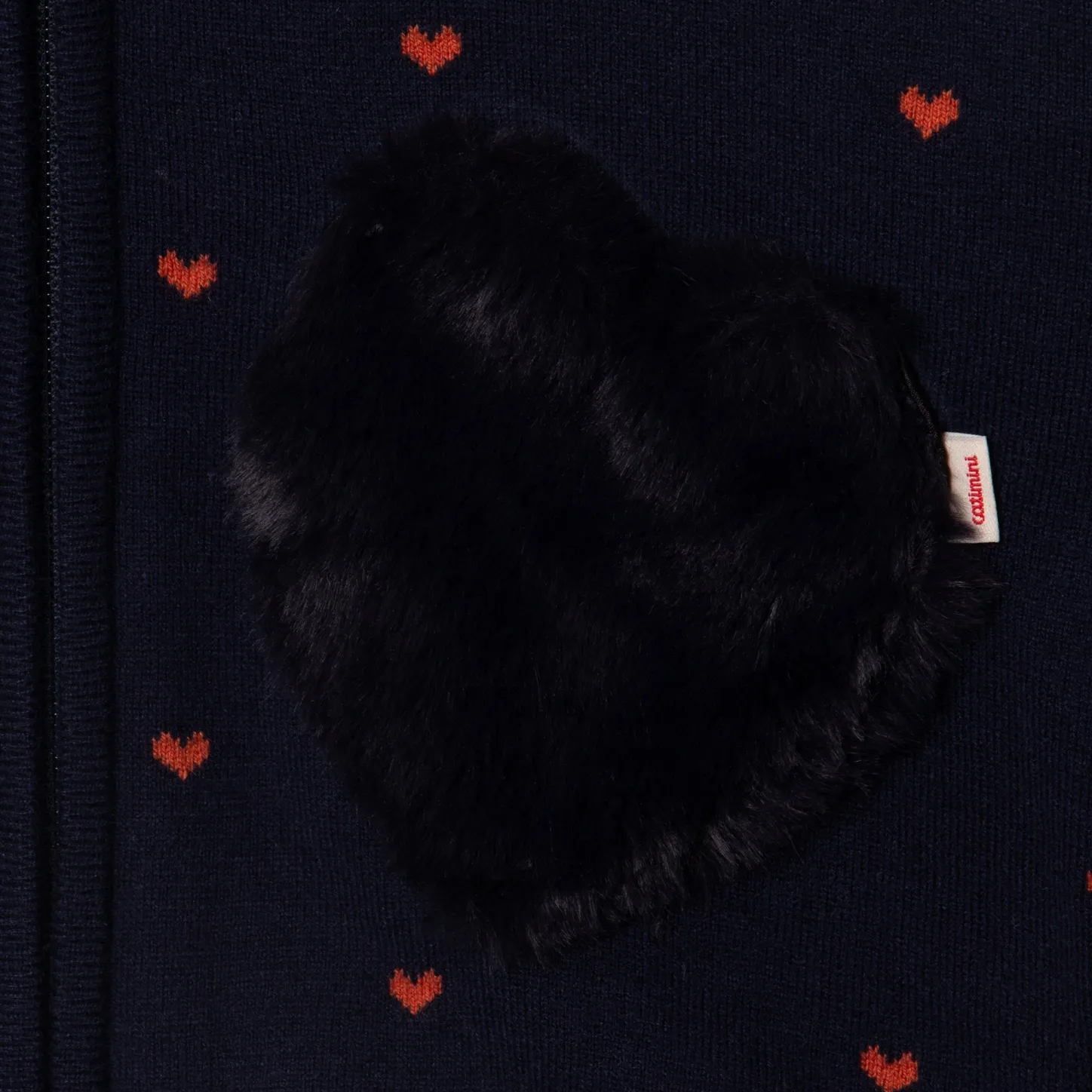 Best Baby Girl Navy Knt Coat Child Outerwear