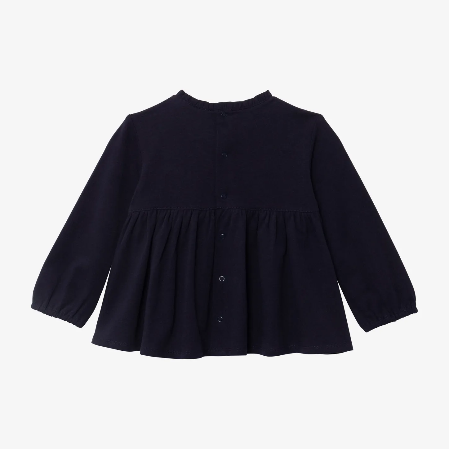 New Baby Girl Navy Long Sleeve T-Shirt Child T-Shirts & Tops