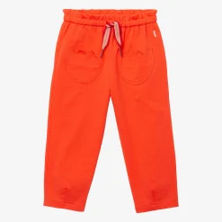 Discount Baby Girl Orange Fleece Pants Child Pants, Shorts & Leggings