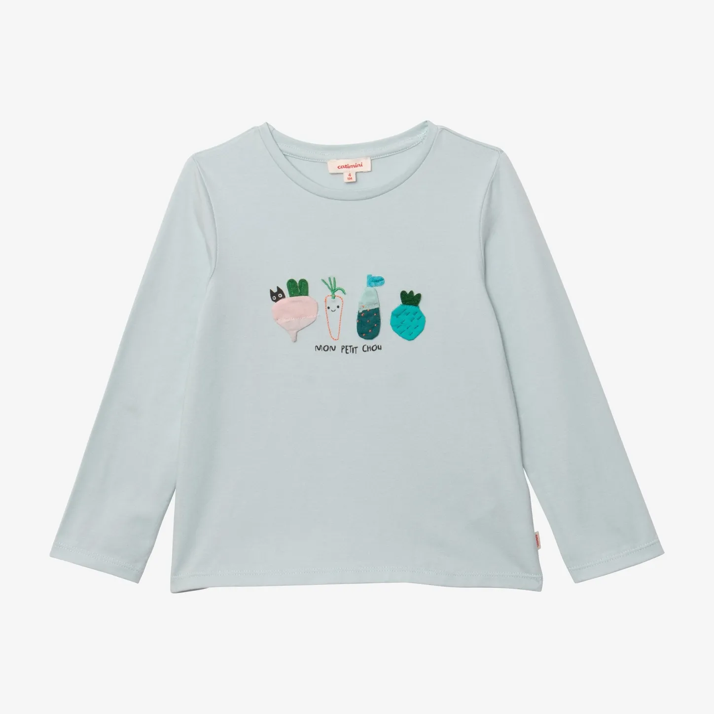 New Baby Girl Pastel Blue Long Sleeve T-Shirt Child T-Shirts & Tops
