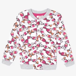 Discount Baby Girl Pink Candy Print Sweatshirt Child Cardigans & Sweaters
