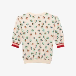 Fashion Baby Girl Plant Print Sweatshirt Dress Child Dresses