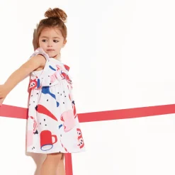Best Baby Girl Printed Ruffle Dress Child Dresses