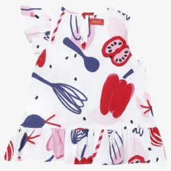 Fashion Baby Girl Printed Ruffle Top Child T-Shirts & Tops