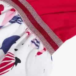 Outlet Baby Girl Red Printed Dress Child Dresses