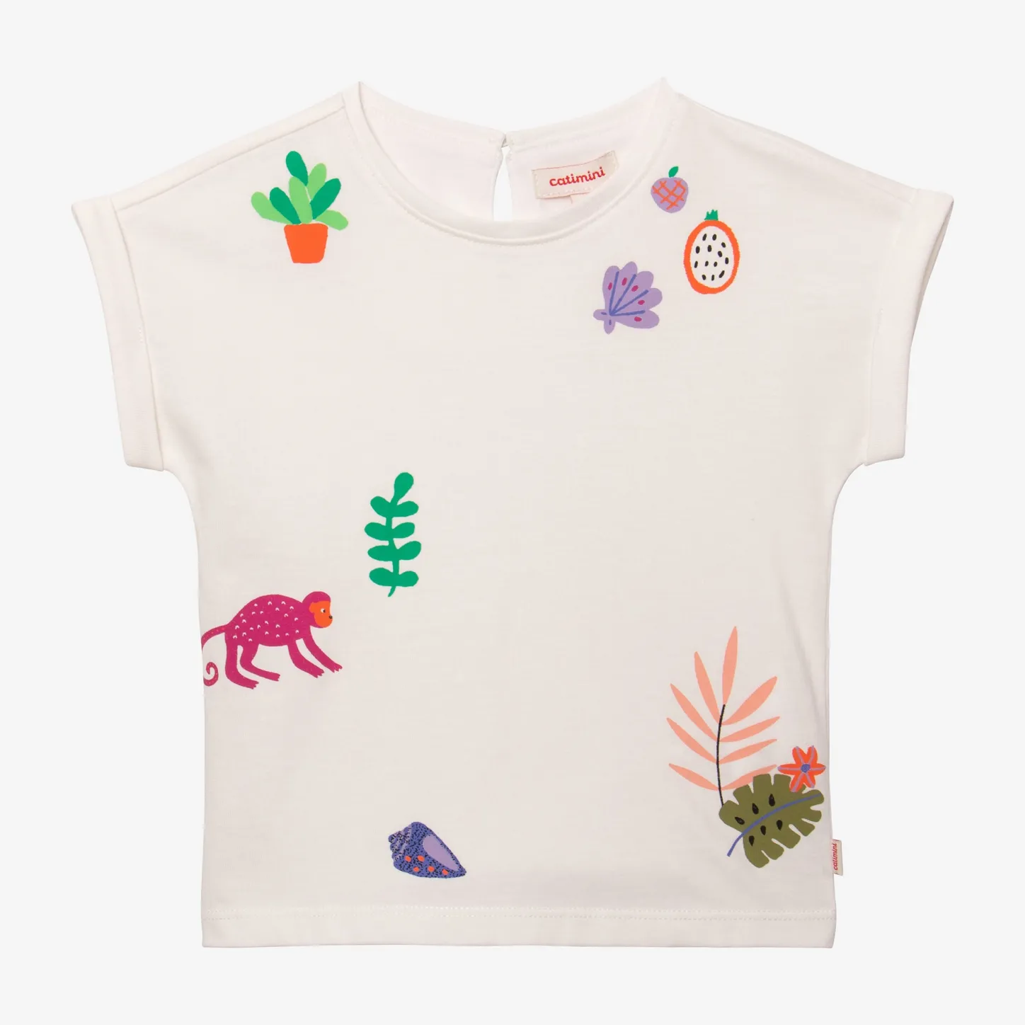 Online Baby Girls' Beige T-Shirt Child T-Shirts & Tops