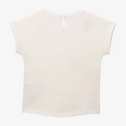 Online Baby Girls' Beige T-Shirt Child T-Shirts & Tops