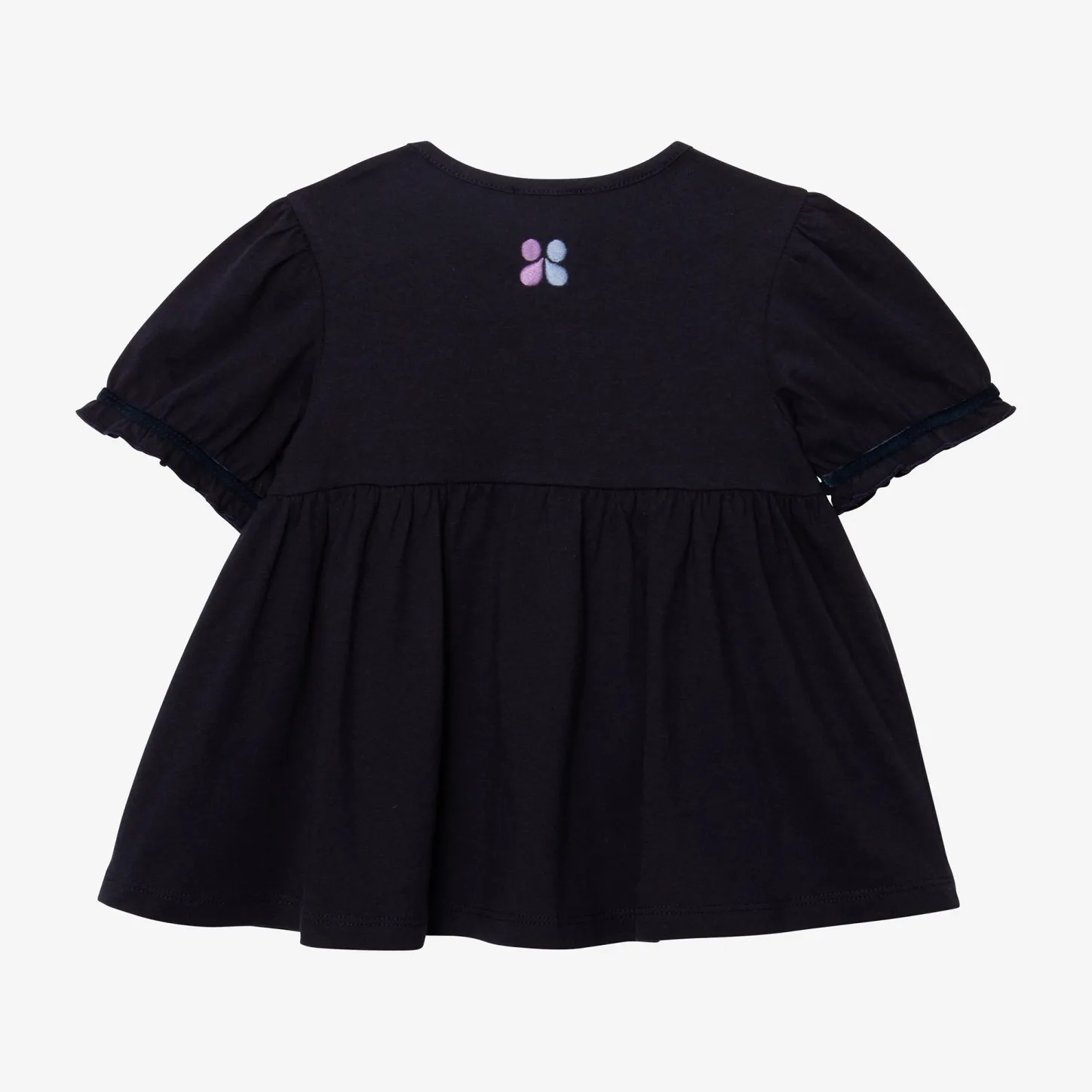 Best Baby Girl's Blue Puff-Sleeve T-Shirt Child T-Shirts & Tops