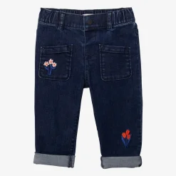 New Baby Girls' Dark Blue Pants Child Pants, Shorts & Leggings