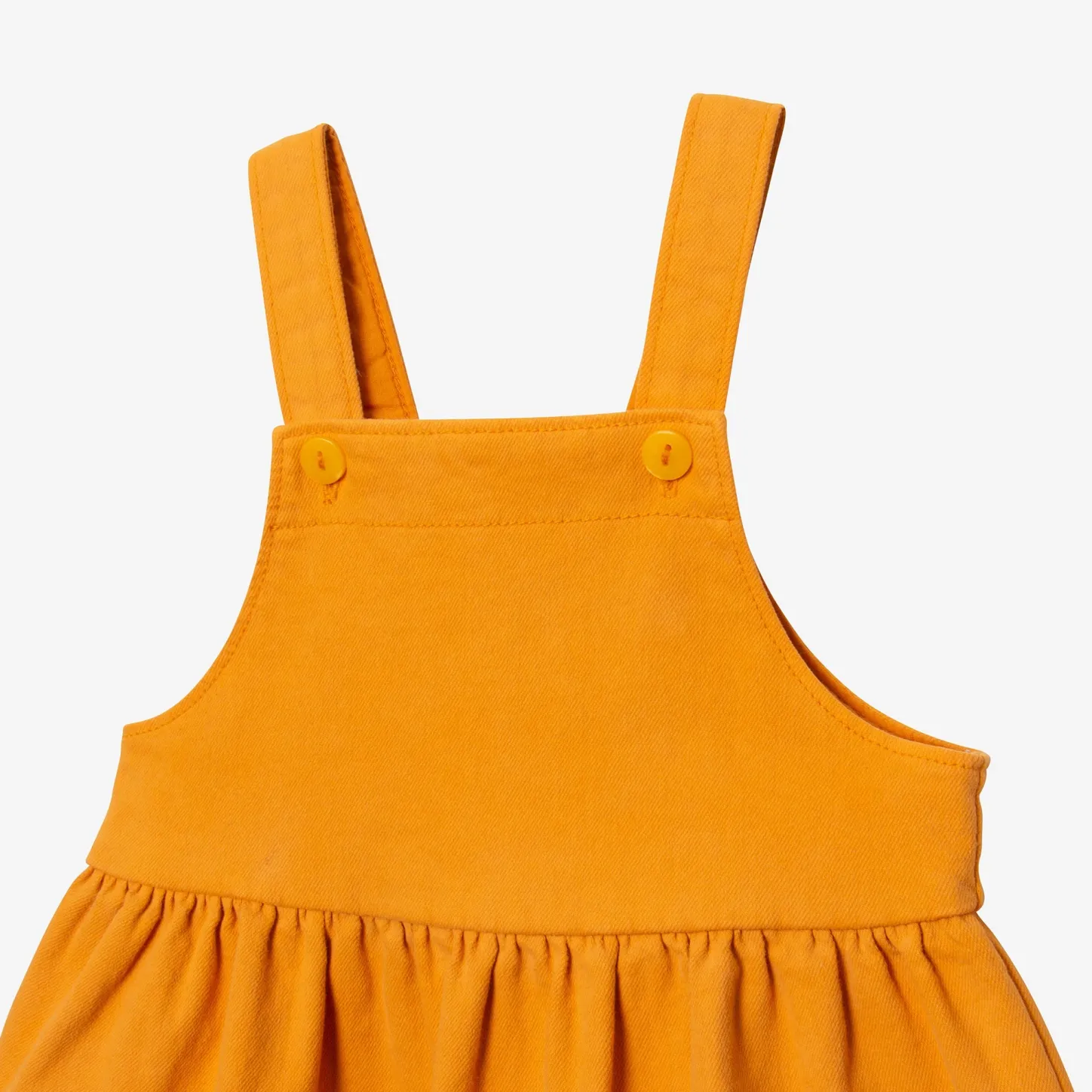 Outlet Baby Girls' Deep Yellow Apron Dress Child Dresses