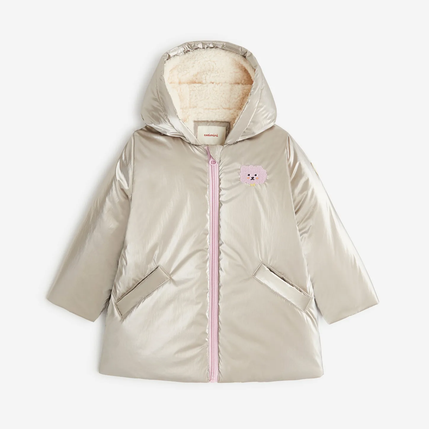 Clearance Baby Girls' Gold Coat Child Outerwear